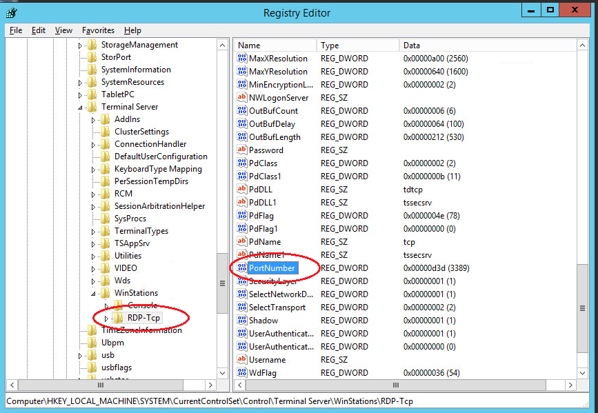 Changing the RDP port in Windows Server 2012, 2016, 2019 Greyhosting